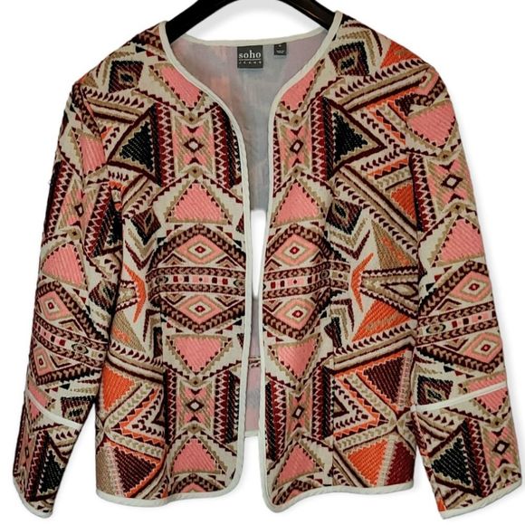 Soho NY & Co. Textured Blazer Jacket Size XL - Picture 1 of 5